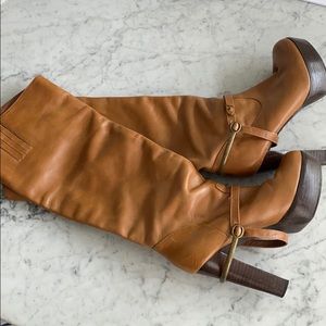 Genuine leather platform Guess Marciano boots